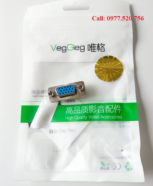 Đầu Nối VGA 2 đầu Âm - Âm VegGieg V-S111